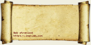 Jovana Jovičić vizit kartica